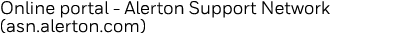 Online portal - Alerton Support Network (asn alerton com) 