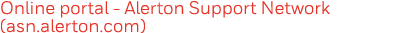 Online portal - Alerton Support Network (asn alerton com)