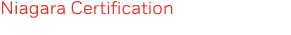 Niagara Certification