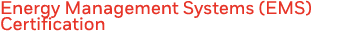 Energy Management Systems (EMS) Certification 
