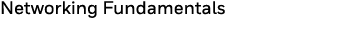 Networking Fundamentals 