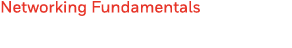 Networking Fundamentals 