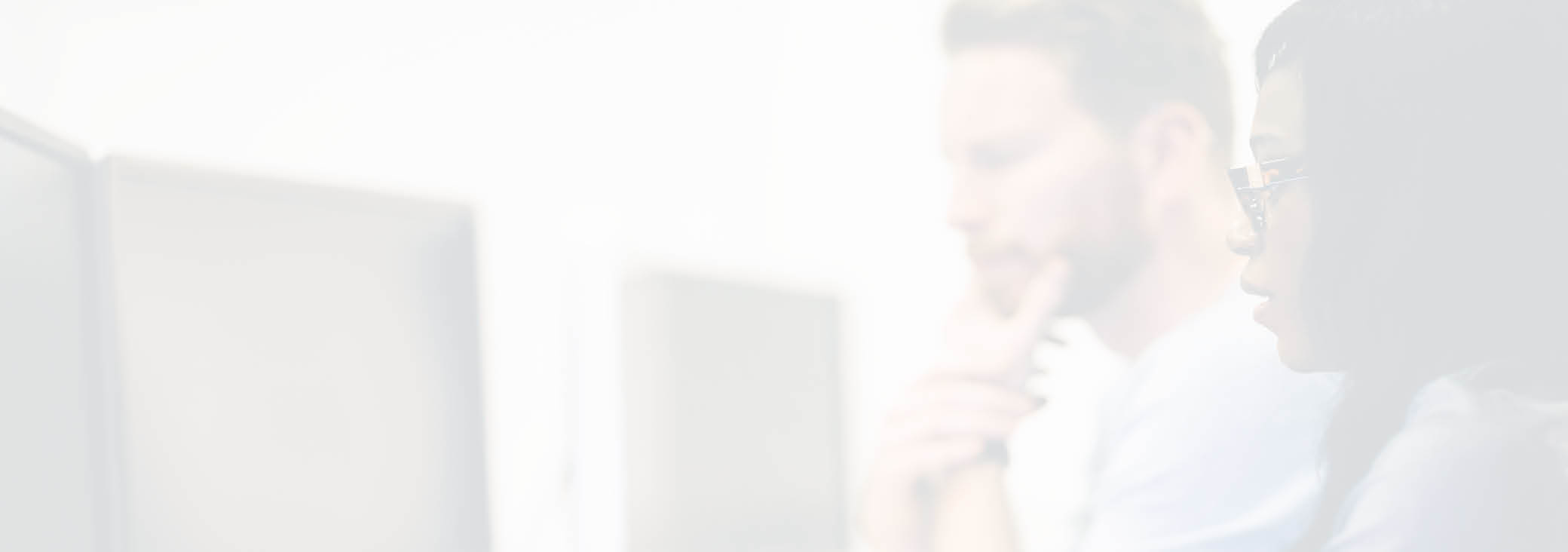 Programmer working in a software developing company office