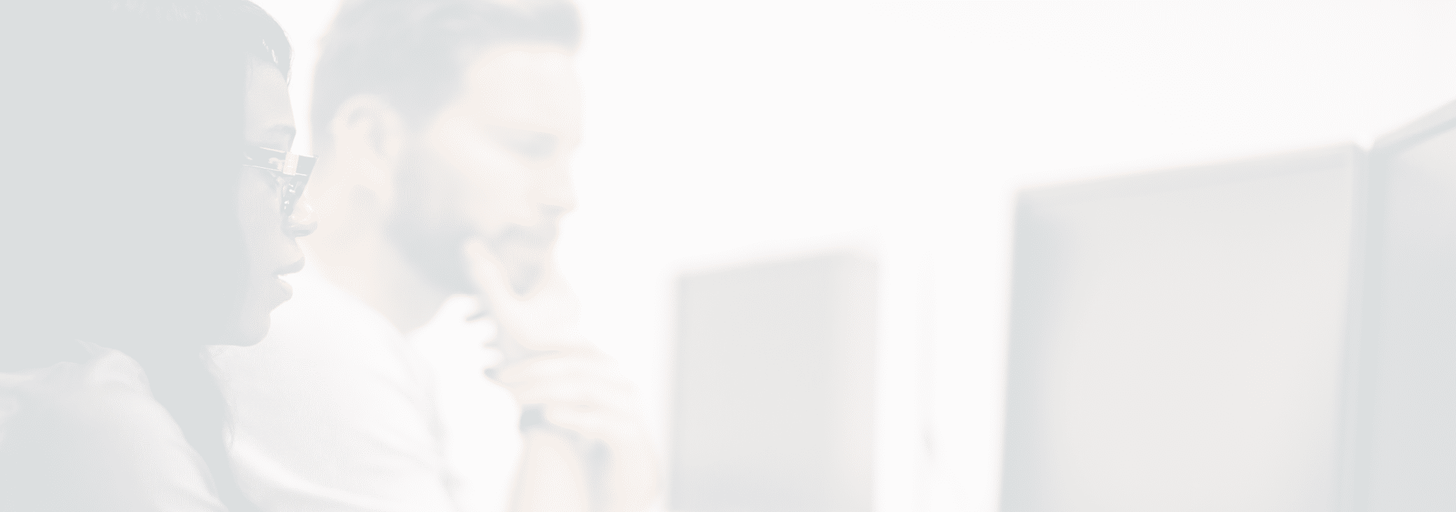 Programmer working in a software developing company office