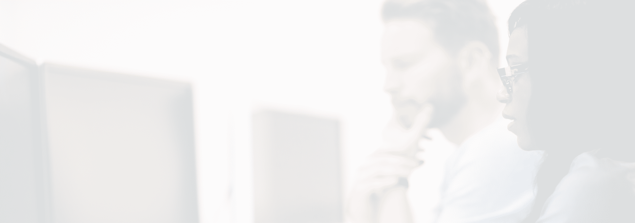 Programmer working in a software developing company office