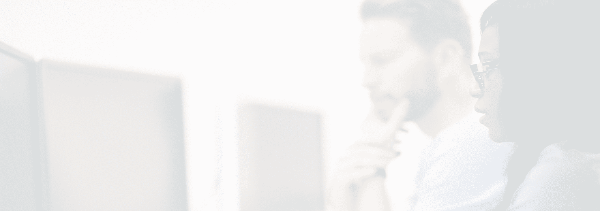 Programmer working in a software developing company office