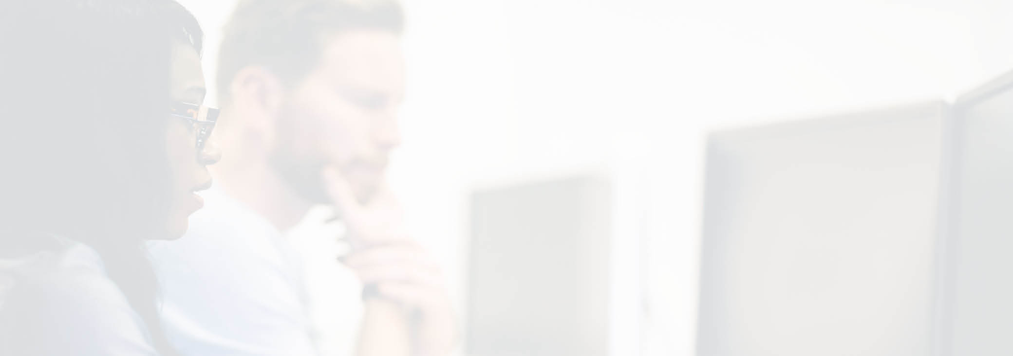 Programmer working in a software developing company office