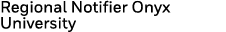 Regional Notifier Onyx University