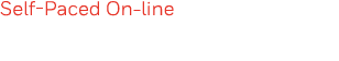 Self-Paced On-line