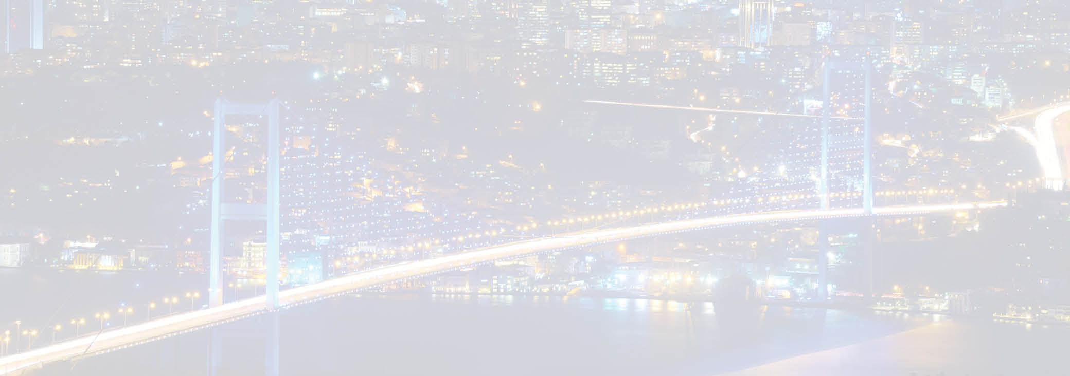 Istanbul Turkey Bosporus Bridge on sunset